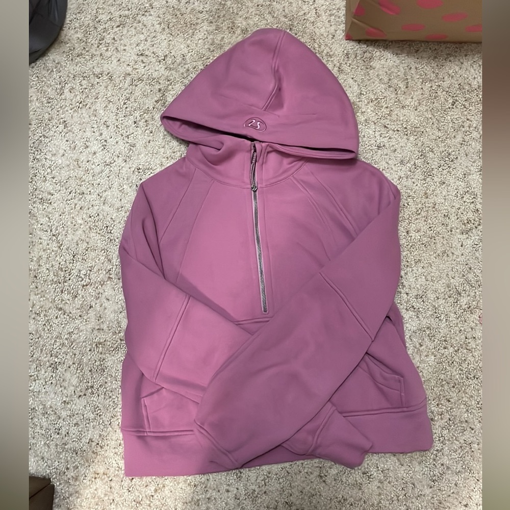 Lululemon Over Sized Half Zip Scuba with Hoodie